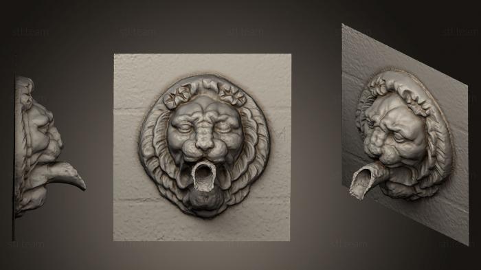 3D model Lion head 3 (STL)